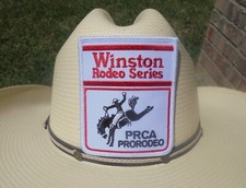 BIG W PRO SERIES PRCA PRO-RODEO AHESIVE BACK CLOTH PATCH 3.5 BY 3
