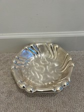Vintage Caravelle Silverplate Candy Dish Bowl Tray Footed Tarnish Resistant 8” picture