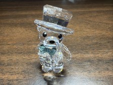 Swarovski Crystal Kris Bear Groom Figurine #1096736 Retired You & I Collection picture