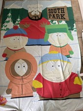 Vintage South Park Single Bed Sheet duvet cover 1999. MISSING pillow case  picture