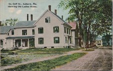 Postcard So Goff St Auburn ME Showing Old Ladies Home picture