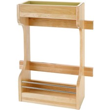 Rev-A-Shelf Maple Cabinet Door Mount 2-Shelf Storage Organizer, 18 Inch Cabinet picture