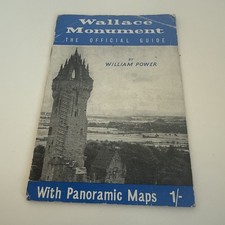 Vintage Wallace Monument The Official Guide book, William Power, C.1960s? picture