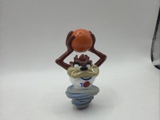 Vintage 1996 Tazmanian Devil PVC Figure Topper Space Jam Basketball Looney Tunes picture