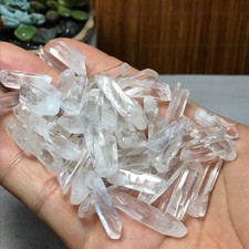 56Pcs Natural clear white quartz Crystal gemstone Specimen 82g A6911 picture
