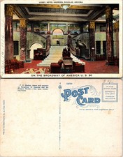 Douglas Arizona Hotel Gadsden Lobby Stairs Columns Postcard picture