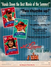 1992 • A League of Their Own Print Ad • 90s Madonna Tom Hanks Geena Davis GA.03 picture
