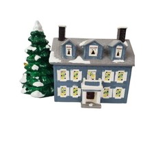 Vintage 1986 Dept 56 Snow Village Williamsburg House Christmas Decor Holiday picture