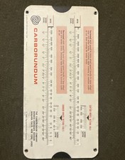 VTG Carborundum ABRASIVE GRINDING WHEEL SPEED CALCULATOR  USA 🇺🇸 picture