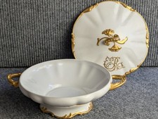 Magnificent Antique Jean Pouyat Limoges Covered Tureen - Heavy Gold Gilt picture
