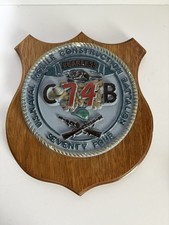 US Navy Seabees NMCB 74 Fearless Naval Mobile Construction Battalion Wall Plaque picture