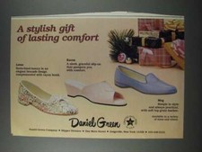1986 Daniel Green Shoes Ad - Lotus, Karen and Meg picture