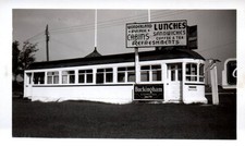 VNTGE 1946 PHOTO OSHAWA RAILWAY#86 DINER CAR WONDERLAND PARK CABINS COURTICE ON picture