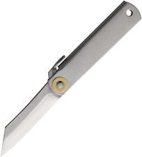 Higonokami Pocket Folder Grey Steel Folding VG-10 Stainless Pocket Knife BL162 picture