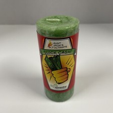 Aunt Jackis Ultimate Spell Candle Quick Cash Green 40 Hr Burn Coventry Creations picture