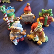 Enesco Lucy And Me Bears Lot  Vintage Lucy Rigg Bears Lot of 5 picture