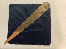 Antique R. M. Krause Antique brass advertising letter opener Art Nouveau New Yor picture