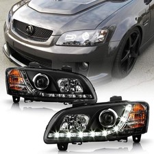 - for 2008 2009 2010 Pontiac G8 LED DRL Black Housing Projector Headlights Headl picture