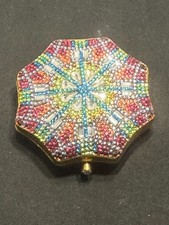 F-155 Estee Lauder Judith Leiber 2005 Radiant Dreams Compact Crystal Rhinestone picture