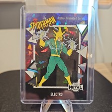 2022 Marvel Metal Universe Spider-Man Retro Animated Series Electro #AST-5 picture