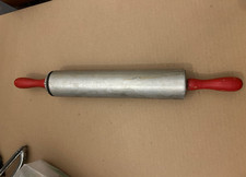 Vintage Tala Aluminum rolling pin wood handles picture