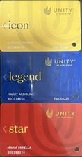 3 Different Level Slots Player’s Card from Hard Rock Casino Hollywood Florida picture