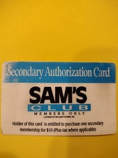 sams member vintage card 1991 picture