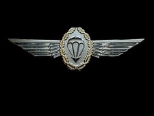 GERMAN MILITARY MASTER JUMP WINGS BADGE 3 3/4