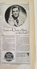 1935 Northwestern Mutual Life insurance co leave Clean Slate as this lad ad picture