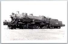 RPPC 1950s WABASH RAILROAD ENGINE #2739 real photo postcard picture