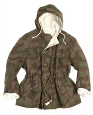 German Wehrmacht Wh WW2 Winter Reversible Jacket Splinter Snow Camo Repro 54-56 picture