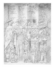 British Ghost Soldiers at Menin Gate WW1 Ypres interest B.E.F Great War    picture