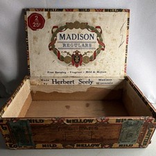 Vintage Madison Regulars Cigar Box – Herbert Seely – Madison, Wisconsin picture