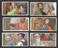 Stollwerck Heroes Album 1909 Card Set 426 Artists Da Vinci Michelangelo Raphael picture