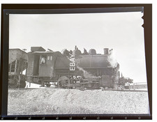 1955 Consumers Co. Afton WI Gravel Pit 0-4-0 Steam Locomotive 4x5 Photo Negative picture