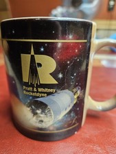 Pratt & Whitney Rocketdyne Rare Mug Space Shuttle Astronauts & Space Travel picture
