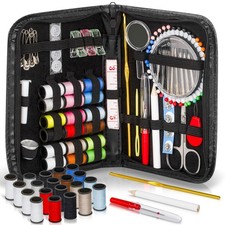 ARTIKA Sewing Kit for Adults and Kids (142 PCS) - Extra Thread Pack, multi picture