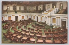 Vintage Postcard US Capitol Senate Chamber Washington D.C. Early 1900s picture