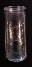 VINTAGE Clear Glass 8 oz BABY BUNTING Baby Nursing Bottle  Embossed Rabbit picture