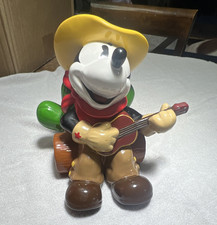 Disney Mickey Mouse Cowboy Cookie Jar Canister Ceramic & Porcelain Multicolor picture