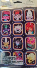 TROLLS STICKERS “DREAM WORKS” WORLD TOUR LIMITED EDITION (3 SHEETS =36 TOTAL) picture
