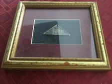 Vintage sterling miniature of a 18th century Dutch colonial  Willenstad Curaçao picture
