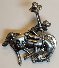 Vintage Royal Rangers Top Hand Buckaroos Horse Cowboy Lapel Pin picture