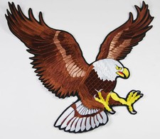 Huge Us Air Force Bald Eagle Jacket Patch Patriotic Embroidered Patch-US149 picture