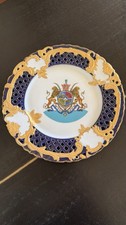 Rare 3pc Persian Imperial 2500th Anniv Plates - Hand Decorated Col. Hassan Hatef picture