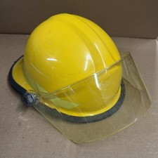 Bullard Firedome PX Yellow Firefighter Helmet, Z87 Shield & R721 Neck Protector picture