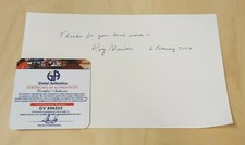 Roy Glauber Original Autographed Card COA  Nobel Prize Physics picture