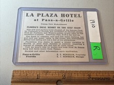 Antique 1910 La Plaza Hotel Resort Pass-a-Grille Florida Doctor Tampa Picture AD picture