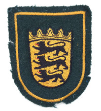 Vintage Baden Wurttemberg Germany Embroidered Police Patch Polizei ⚡FREE SHIP⚡ picture