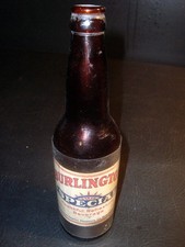 Circa 1920s Burlington Special Labeled Bottle, Prohibition, Wisconsin picture